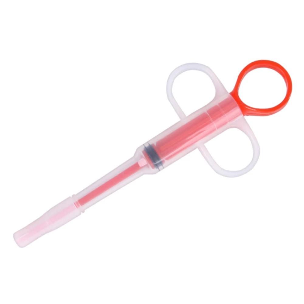 Pet gato cão alimentador medicina dispensador pp comprimidos cápsula comprimido empurrador de alimentação injeção agulha recipiente suprimentos 1pc - Image 1