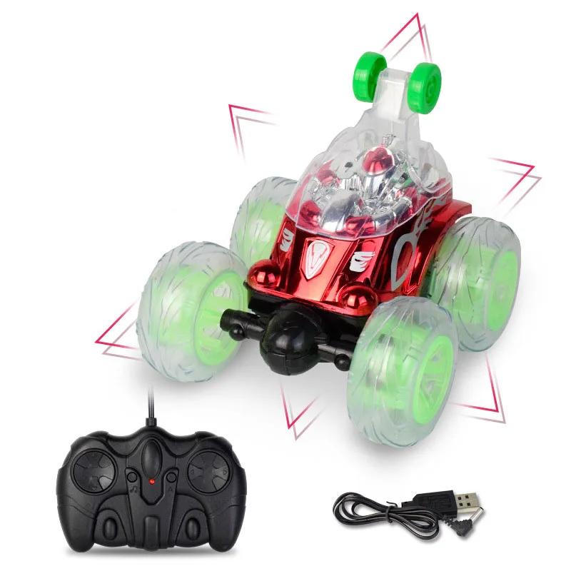 Graffiti controle remoto carro rc stunt basculante carros com 360 rolando dança recarregável 2.4ghz rc brinquedo do carro para crianças meninos meninas - Image 1