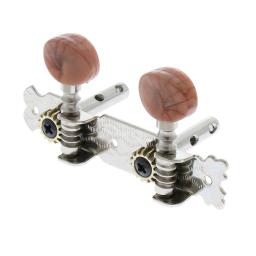 Guitarra botão tuning, marrom sintonizadores chave para ukulele, ukulele, 4pcs - Image 6