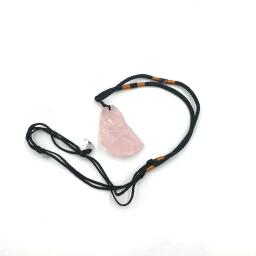 Colar com pingente de pedras preciosas reiki, colar natural aleatório pedra bruta de cristal mineral bruto para cura, artesanato da moda, presente rq, 1 peça - Image 5