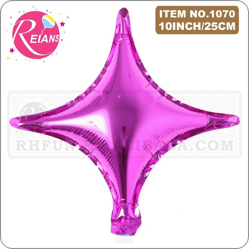 10 pçs 10 polegada 4 pontos estrela folha balões venda a granel para festa de aniversário decoração quatro pontos estrela balão puro chá de fraldas decoração - Image 1