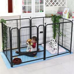 Cerca para cães com grade em forma de coelho, suprimentos para animais de estimação, gaiola quadrada de segurança para animais de estimação - Image 2