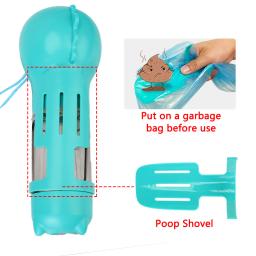 Garrafa de água potável portátil ao ar livre, Dog Bowl, Pet Water Dispenser para cães pequenos e grandes, alimentador de cachorros e gatos, 300ml - Image 3