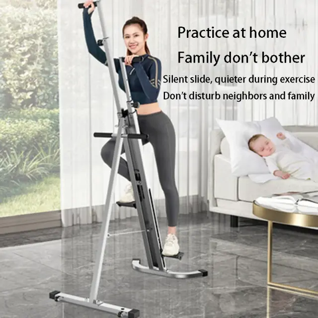 Máquina de Escalada Multifuncional para Perda de Peso e Treino Aeróbico em Casa