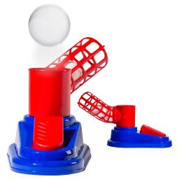Esporte brinquedo de beisebol t-ball máquina de arremesso com 3 bolas de plástico 1 taco e lançador de bola crianças ao ar livre jogar exercício batting habilidade - Image 2