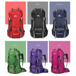 Mochila de escalada à prova d'água, 50l e 60l, bolsa para viagem, esporte, trilha em montanhismo, para acampamento - Image 4
