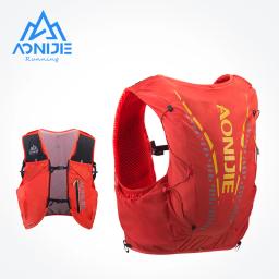 AONIJIE-Mochila Avançada de Hidratação da Pele, Bexiga de Água Macia, Saco, Colete, Frasco, Caminhadas, Trilha, Corrida, Maratona, Corrida, 12L, C962 - Image 1