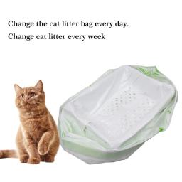 Gato caixa de areia saco de filtro pet sandbox bandeja de toalete peneiramento forros sacos de lixo gatinho maca pan sacos de limpeza suprimentos para gatos - Image 3