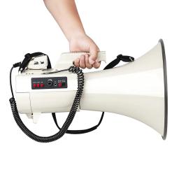 Alto-falante Megafone Super High Power, Função Amplificada, Suporte U Disk, Cartão TF, 75W, 2km - Image 4