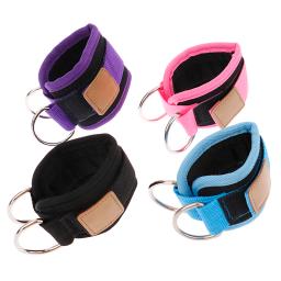 Correia de tornozelo para máquinas de cabo Punho de ginástica acolchoado, Protetor de tornozelo Ginásio Esportes, Equipamento de treinamento, Fitness, 1pc - Image 1