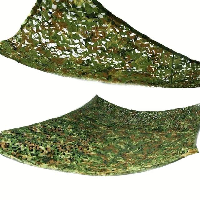 Treinamento de Camuflagem: Rede Camo para Caça na Floresta, Acampamento e Proteção Solar, disponível em tamanhos 4x5m e 3x3m