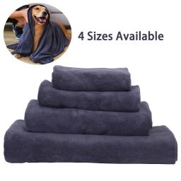 Microfibra cães toalha de banho super absorvente pet toalhas de banho gatos secagem rápida toalha suprimentos para animais de estimação - Image 1