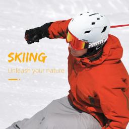Copozz capacete de esqui masculino e feminino, meia cobertura, snowboard, moto, segurança, neve, inverno, quente, para adultos e crianças - Image 6