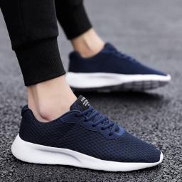 Tênis de malha respirável casual para homens e mulheres, tênis de corrida, tênis de caminhada, plus 48, verão - Image 3