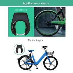 Cadeado inteligente de bicicleta, bloqueio de bicicleta solar, bluetooth, alarme antifurto, sem chave, controle por aplicativo, à prova d'água, acessórios de bicicleta mtb - Image 4