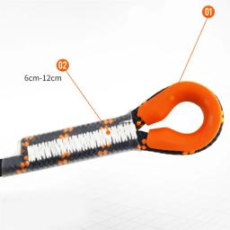 Cabo de segurança para escalada, corda de rapel, equipamento para esporte ao ar livre, preto e laranja, espessura de 8mm, 1pc, 5 m - Image 4