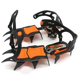 Crampons De Gelo Para Bota De Neve, Spikes De Gelo Anti-Skid, Chuteiras De Tração, Pinça De Neve, 12 Dentes, Inverno - Image 1