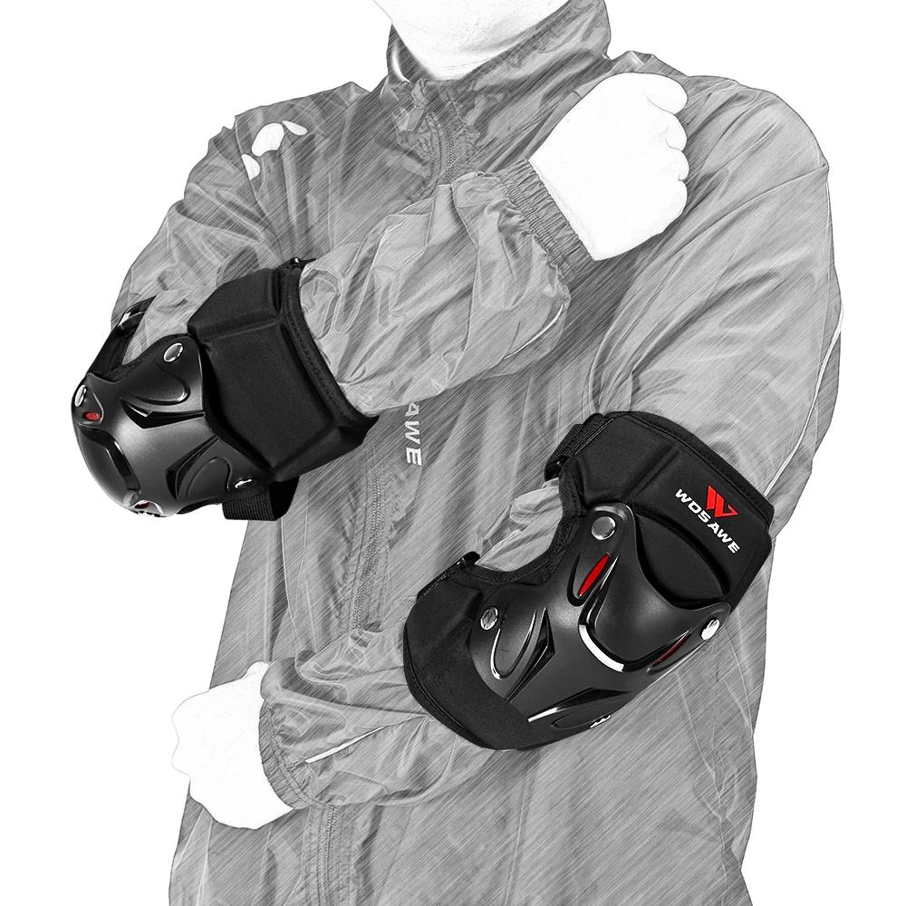 WOSAWE Motocicleta Joelheiras Protetor Motocross Snowboard Skate Ski Roller Hockey Suporte Proteção Esportiva MTB Joelheira Set - Image 1