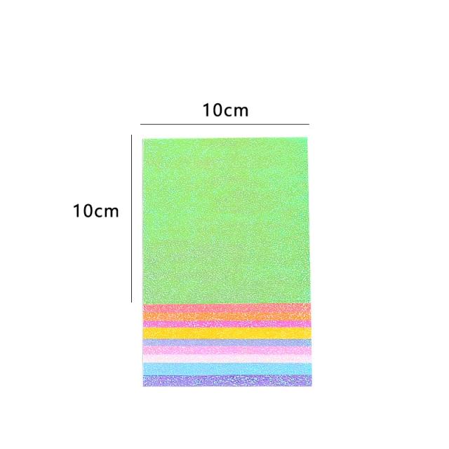 Papel Origami Multicolorido 50 Peças Quadrado 7/10/15cm para Artesanato e Scrapbooking Infantil