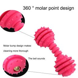 Brinquedos para cães pet molar dente mais limpo escova de dentes escova de dentes de borracha durável pet puppie - Image 4