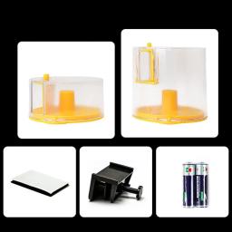 Alimentador de peixes automático para aquário, braçadeira ajustável, dispensador com temporizador, alimentação para peixes pequenos, tartarugas, tanque aquático - Image 5