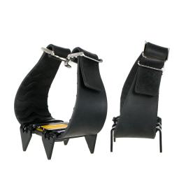 Outdoor montanha escalada neve sapatos picos, Anti Slip Crampon, Caminhadas gelo, Esqui, 4 dente pinça, Inverno - Image 1