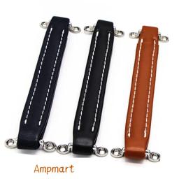 Estilo vintage couro alças para guitarra, madeira armários, amplificador Hardware, 1pc - Image 2