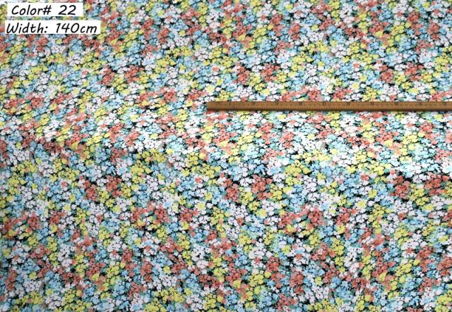 Qualidade Superior em Tecido Vintage: Viscose Popeline Geométrica com Estampa Floral de Pássaros em Retalhos para Atacado