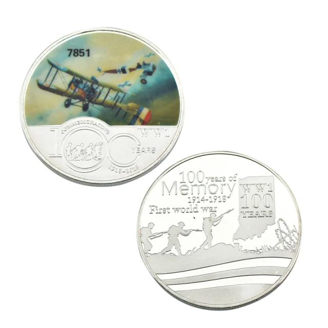 Conjunto Comemorativo de Moedas Prata do 100º Aniversário da Primeira Guerra Mundial - Edição Militar Alemã