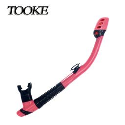 Bocal de silicone adulto snorkeling válvula dupla livre mergulho tubo de respiração seca snorkel anti-asfixia natação acessórios da piscina - Image 4