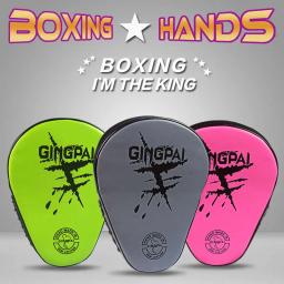 Almofadas de boxe pu, luvas de kickboxing para mma treinamento taekwondo karatê artes marciais alvo mão foco respirável almofada de perfuração - Image 1