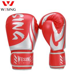 Luvas de boxe profissional wesing, luvas de mma artes marciais competição treinamento - Image 4