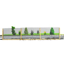 Kit Cenário de Construção Guardrail, Escala HO, 1:87, Trilho Ferroviário, Cerca Guardrail, Mesa de Areia, Layout Diorama - Image 5