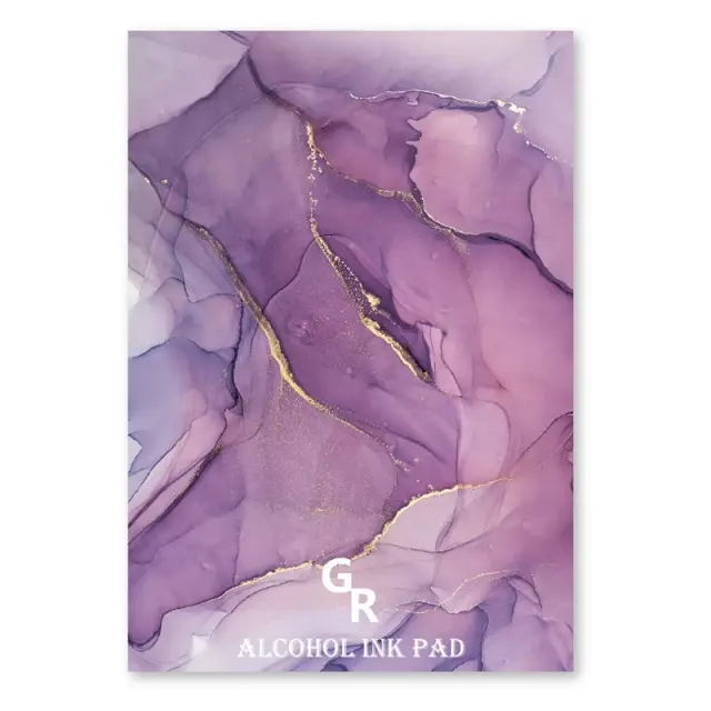 Pacote com 10 Almofadas de Tinta Suave em Papel para Pintura e Artesanato DIY 1xca