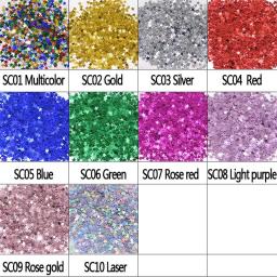 Confete estrelas acrílicas 6/10mm, estrelas, pulverização, para mesa, aniversário de casamento, decoração, colorido, brilhante, diy - Image 6