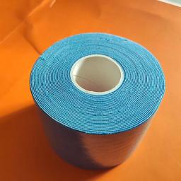 Bandagem adesiva esportiva azul 5cm * 5m, tecido autoadesivo de algodão para proteção muscular, cores elásticas e pano intra-adesivo, 1 peça - Image 5
