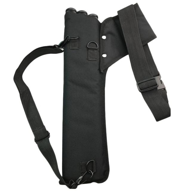 Quiver Portátil para Tiro com Arco: Aljava com 3 Tubos para Setas