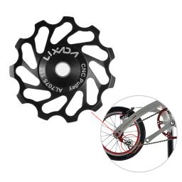 Lixada-Desviador Traseiro De Liga De Alumínio, Rolamento De Cerâmica MTB, Jockey Wheel, Guia De Bicicleta De Estrada, 11T, 13T, CNC 7075, 1Pc - Image 3