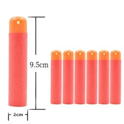 6 peças mega para nerf, dardos de rifle sniper vermelho mega de 9.5cm, refil de espuma, grandes dardos, balas de cabeça para a série mega n-strike - Image 6