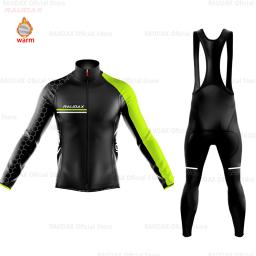 Raudax-conjunto de ciclismo jersey e bib, jersey e velo jersey, para o inverno, triathlon, mtb, 2024 - Image 2