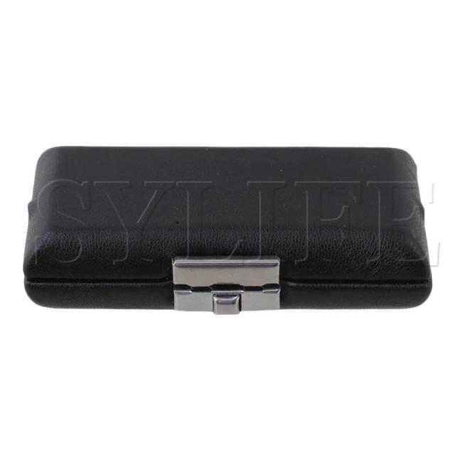 Case Reed Oboé Preto com Couro PU e Suporte para Reeds, Disponível em 3 ou 6 Peças