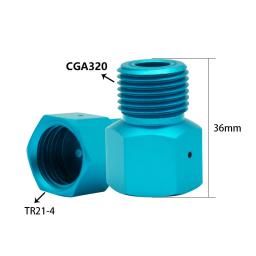 Tanque de paintball co2 cga 320 adaptador cilindro paintball regulador converte - Image 2