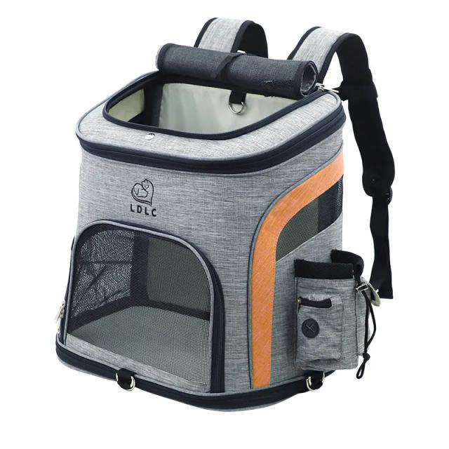 Mochila Portátil e Dobrável para Viagem de Animais de Estimação - Ideal para Cães e Gatos com Design Respirável e Espaço para Brinquedos