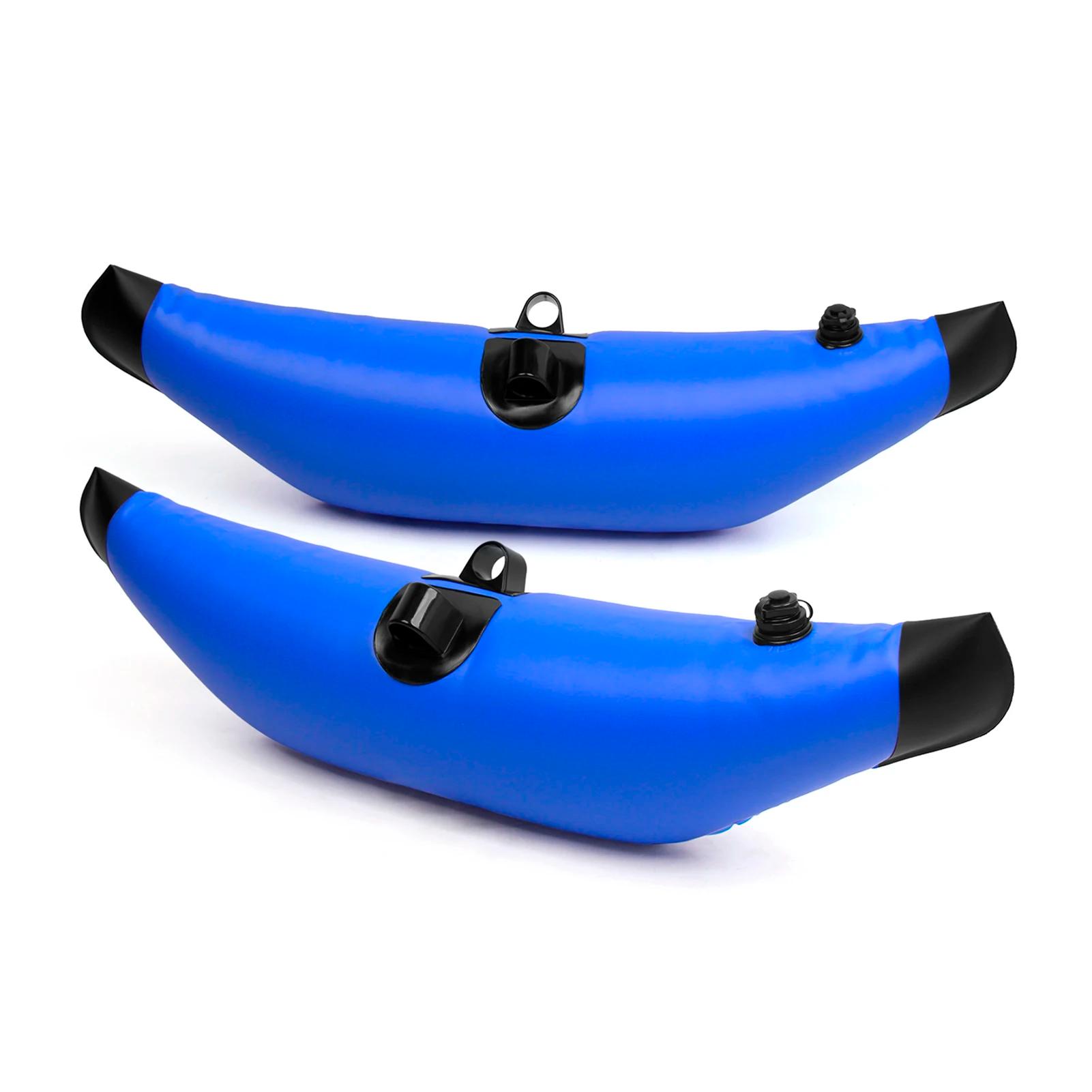 Esportes aquáticos caiaque pvc inflável outrigger float com braços de ajudante haste caiaque barco de pesca em pé flutuador sistema estabilizador kit - Image 1