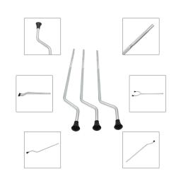 3 pçs metal piso tom tambor pernas titular pés de borracha ajustável tom tambor pé pernas antiferrugem antiderrapante percussão peças diy - Image 4