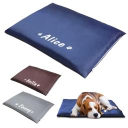 Personalizado impermeável Pet Bed Mat, antiderrapante camas de dormir, Indoor Dogs Mats, Free Name Print, pequenos e grandes gatos - Image 1