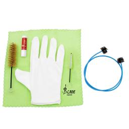 Kit ferramentas de limpeza e manutenção de tubo, 6 em 1, trompete, tubo, acessório de instrumento de latão - Image 4