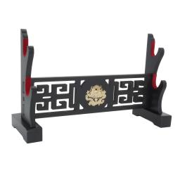 Suporte de espada acolchoado exibir veludo proteger rack de espada katana genji japonês samurai lâmina gladius templar medieval stand-dragon - Image 1
