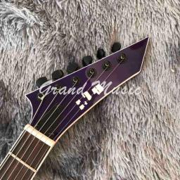 Capa de guitarra elétrica acolchoada personalizada com decote em roxo - Image 5