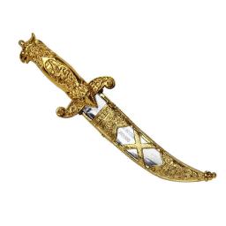 Faca de adaga Cosplay para Masquerade Party, Facas e Espadas Anime, Armas Piratas, Show de Vestir, Filmes Truques, Adereços Plásticos, 22cm - Image 4